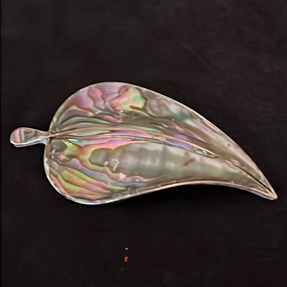 Vintage Taxco Sterling Silver & Abalone stamped with hallmark